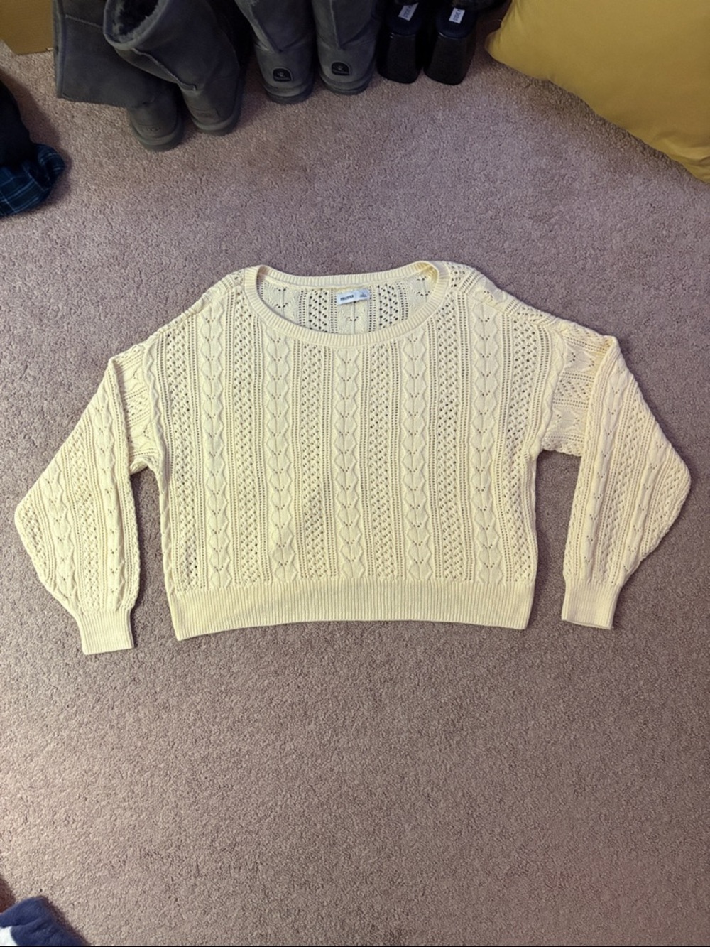 Hollister Yellow Sweater